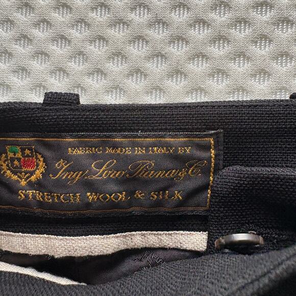 Brooks Brothers x Loro Piana Wool Pencil Skirt 2 2P Black Silk Academia Career - Picture 6 of 7